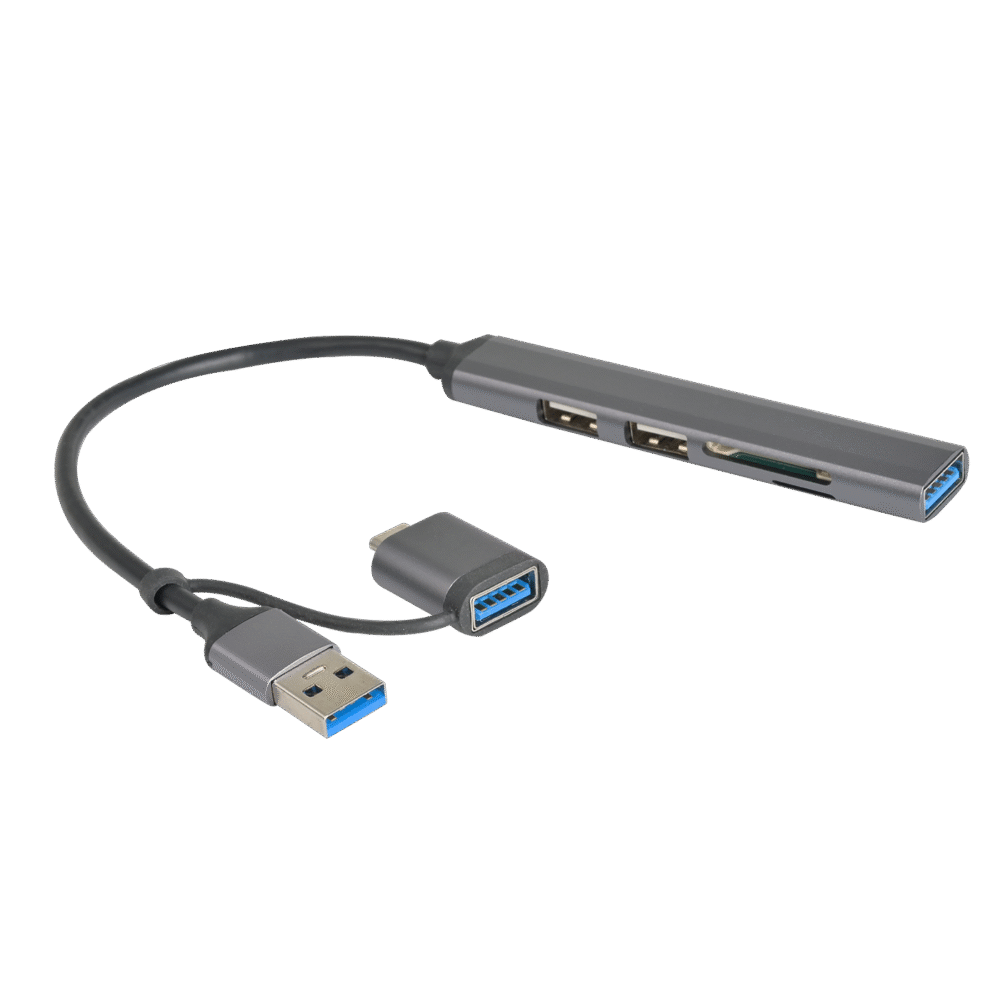 GL-M200 Multiport USB Hub with Card Reader