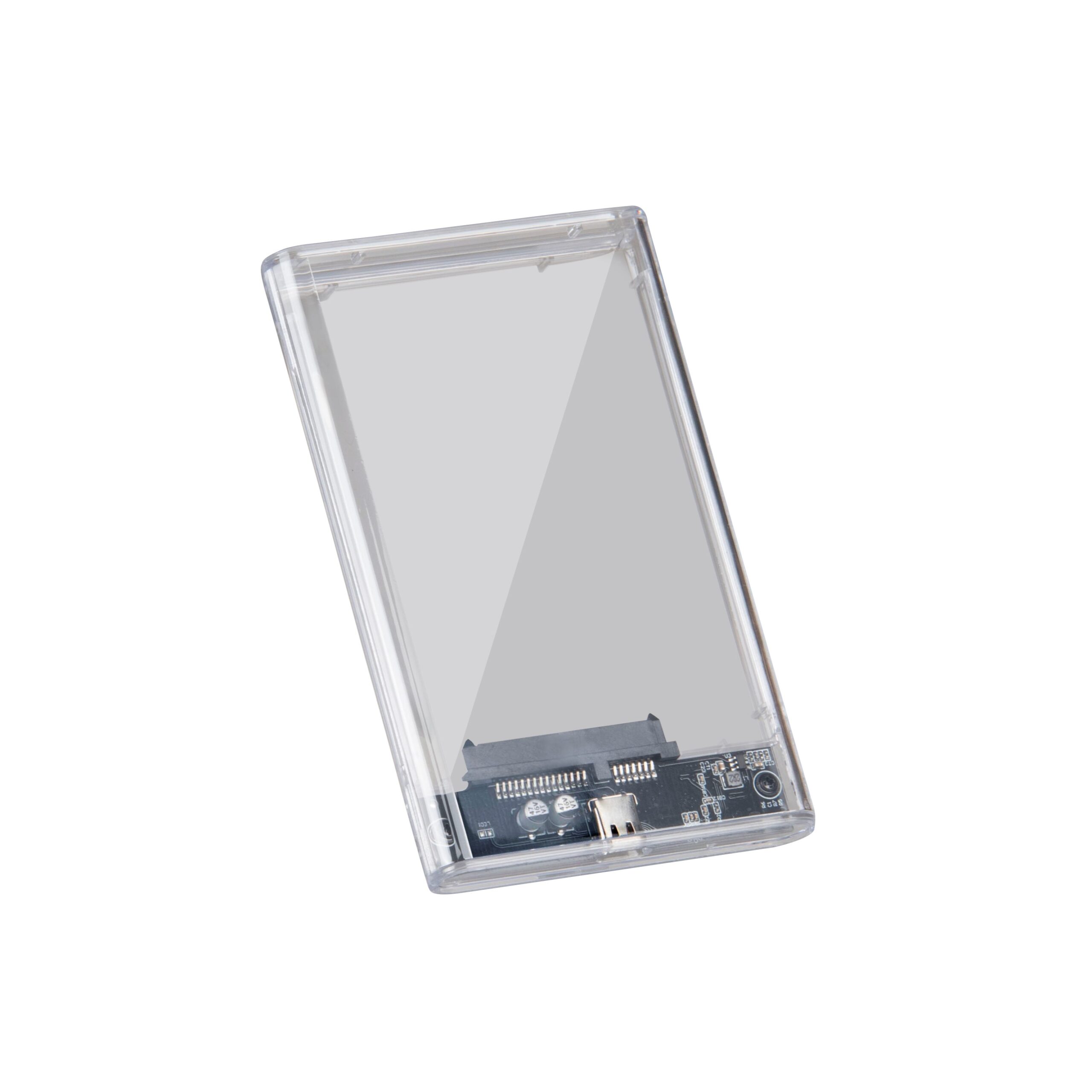 GCTC1 2.5" HDD Enclosure - White Transparent