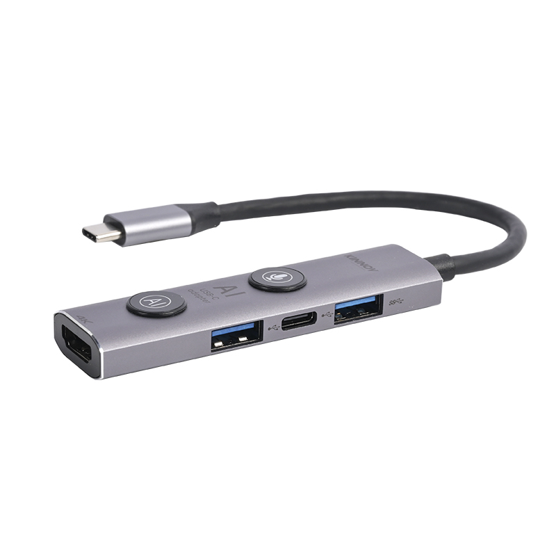 GCV296 7-in-1 AI USB-C Hub with Smart Voice Assistant & 4K HDMI - Image 3