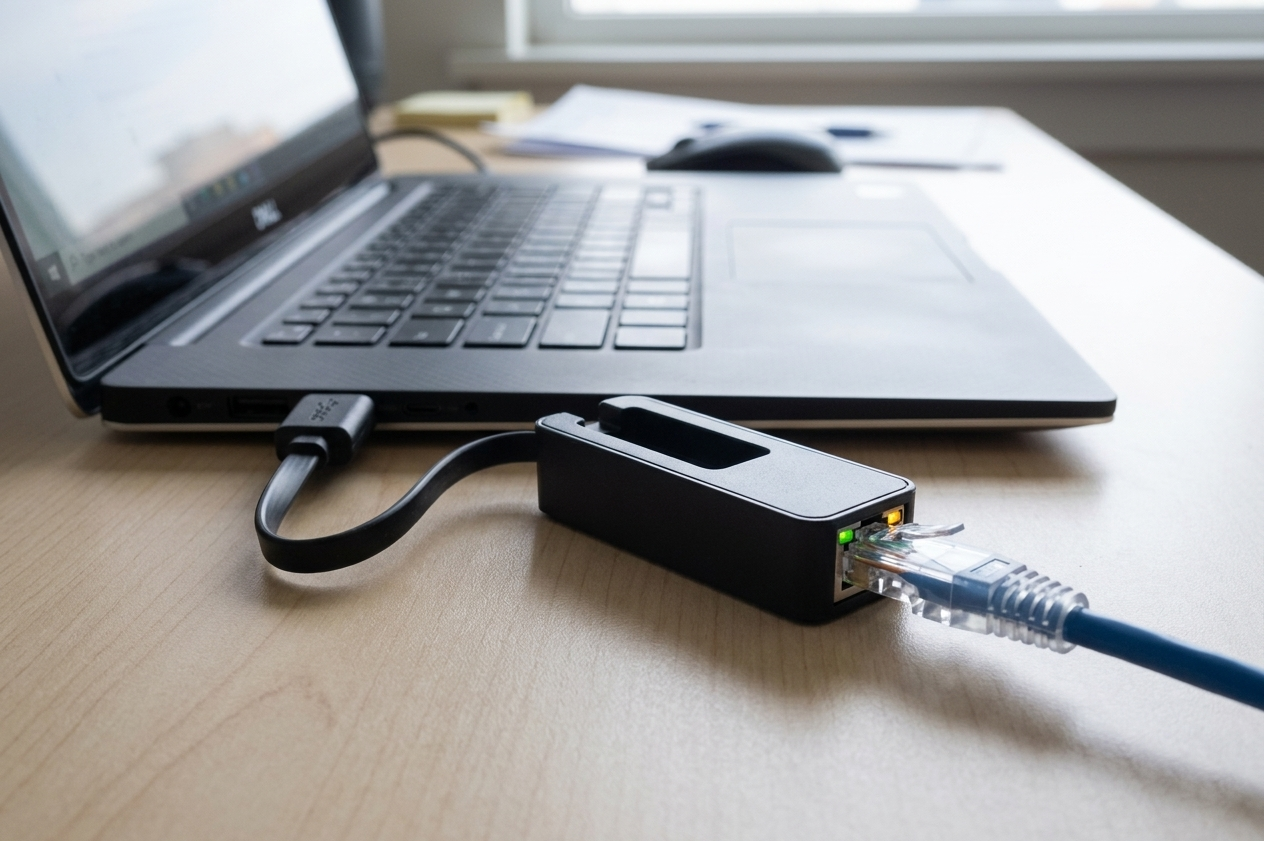 GL-93 USB 3.0 to Gigabit Ethernet Adapter (1000Mbps) with Compact Storage Design - Image 3